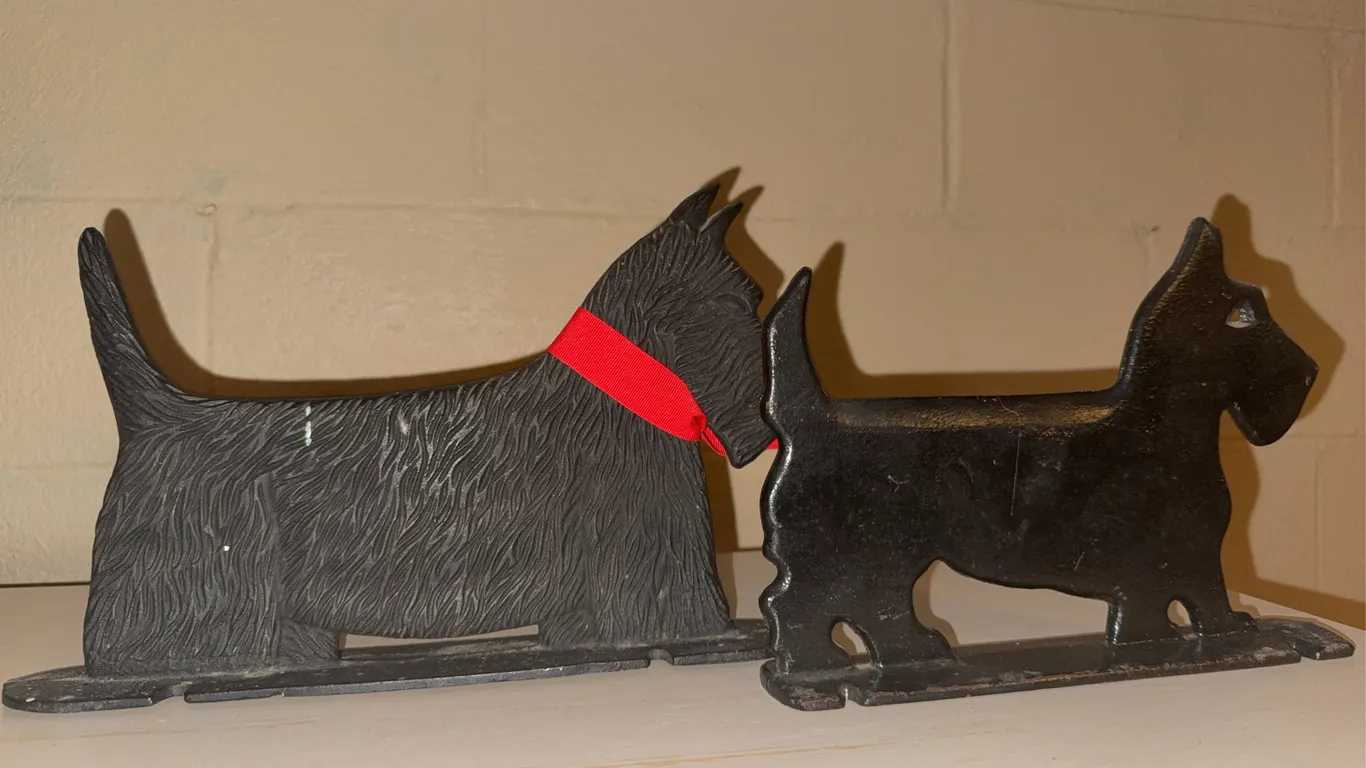 Metal Scottie Dog Boot Scrapers