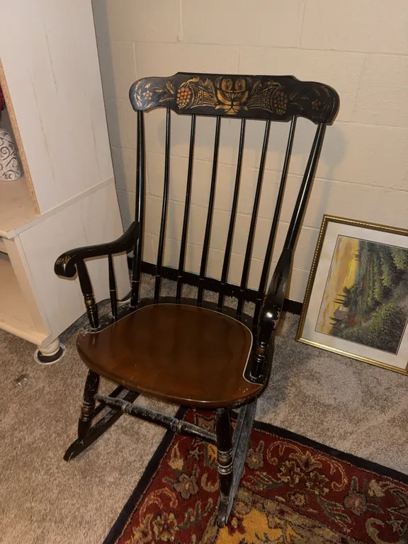 Hitchcock Painted Windsor Rocking Chair