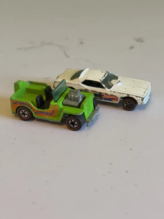 Vintage Hot Wheels Redline Grass Hopper & Custom Car