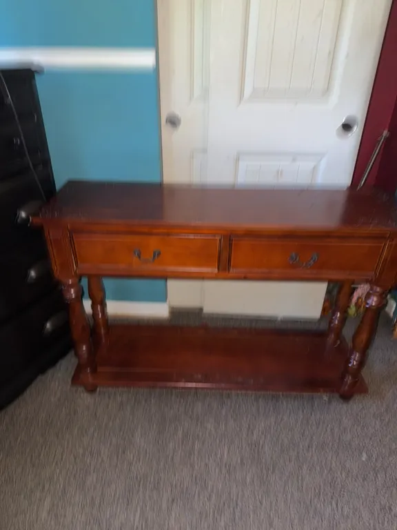 Traditional Wood Console/Sofa Table