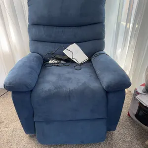 Blue Power Recliner