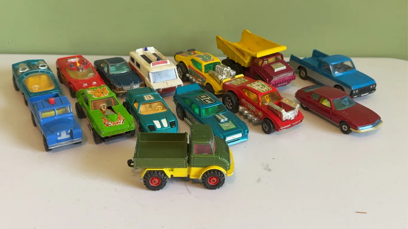 Vintage Die-Cast Toy Cars & Trucks Collection