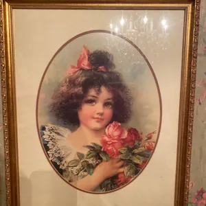 Frances Brundage “Sweeter Than the Rose” Victorian Girl
