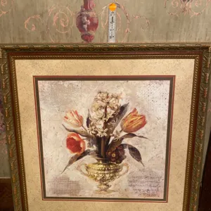 Starlie Sokol-Hohne “Floral with Manuscript I” Framed Floral Art Print