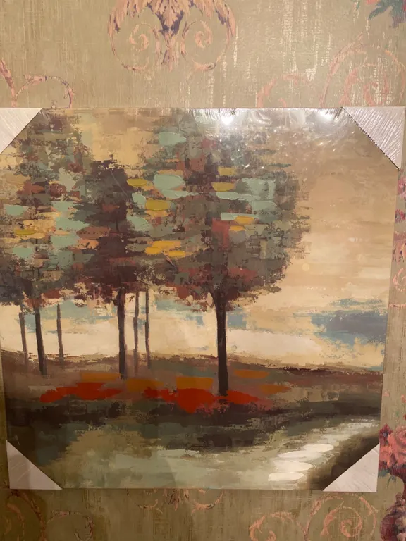 Silvia Vassileva Abstract Tree Landscape Canvas Wall Art