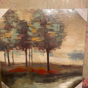 Silvia Vassileva Abstract Tree Landscape Canvas Wall Art
