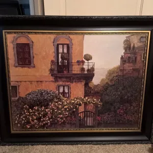 Montserrat Masdeu “Esquina Al Mar” Large Framed Mediterranean Art Print