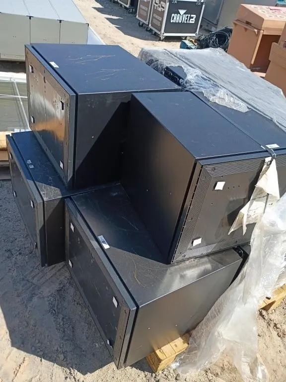 Pallet of drink coolers