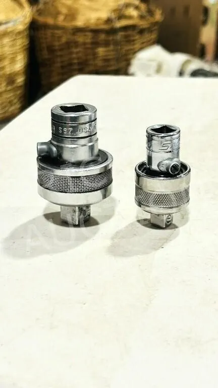 2 Snap On Racheting adaptors , 1/2" & 3/8" drive