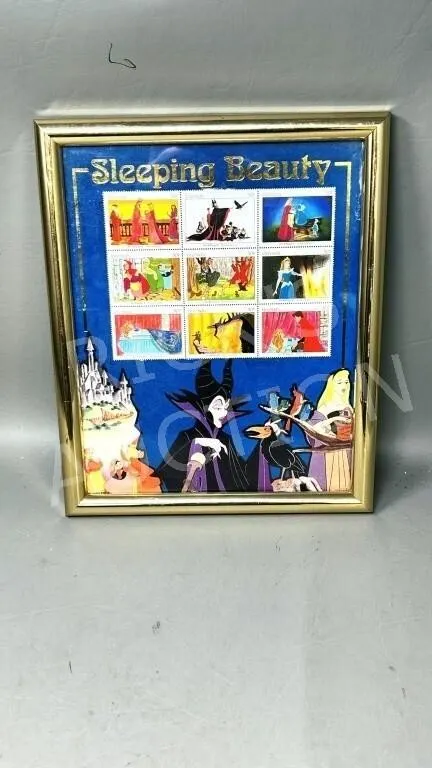 Sleeping beauty frame stamps , Grenada