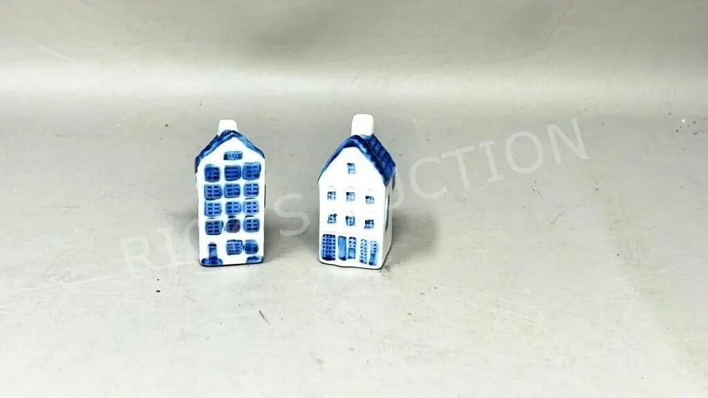 2" KLM cermic salt & pepper set