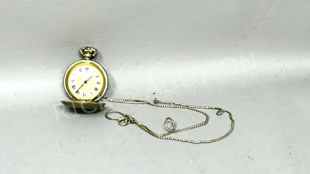 Elgin pocket watch on chain