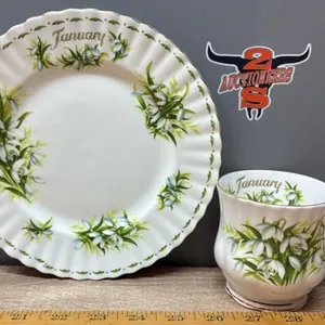 Royal Albert Flowers Of The Month Series January