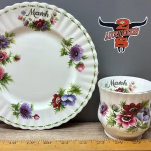 Royal Albert Flowers Of The Month Series March