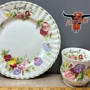 Royal Albert Flowers Of The Month Series April