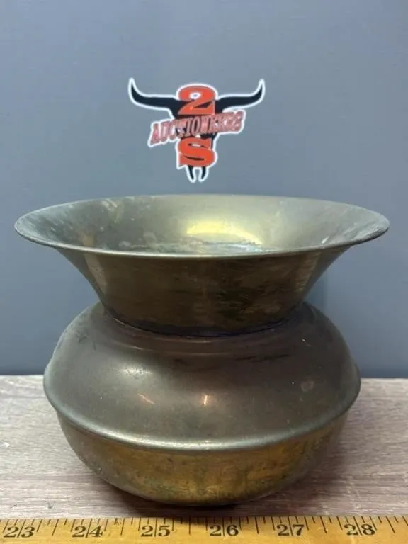 Small Brass Spittoon.