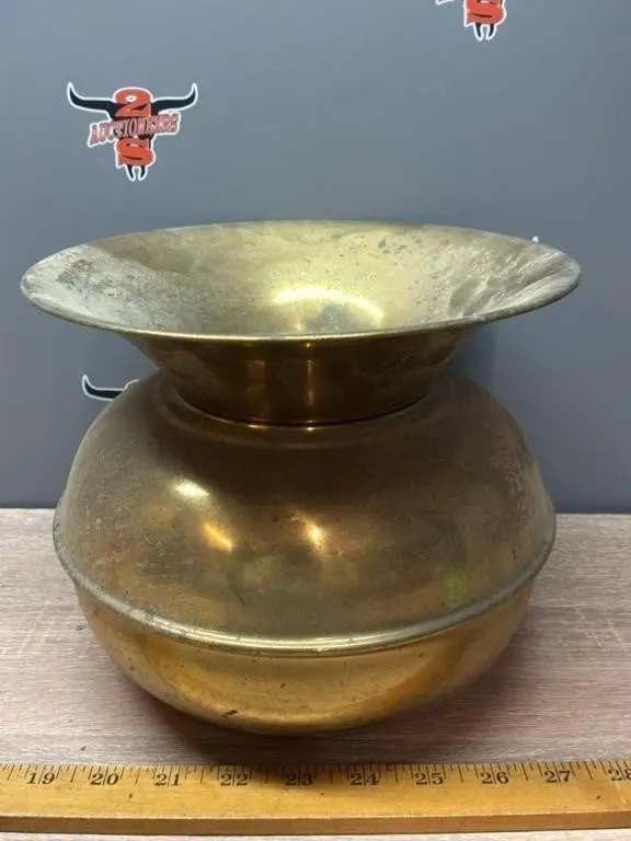 Brass Spittoon.