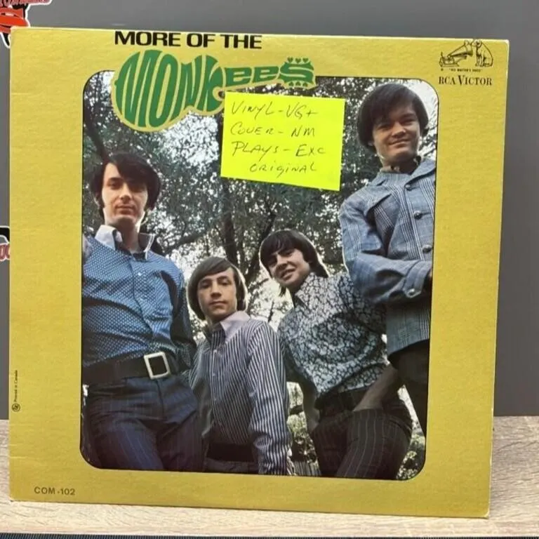 More of the Monkees Record. Graded per consigner.