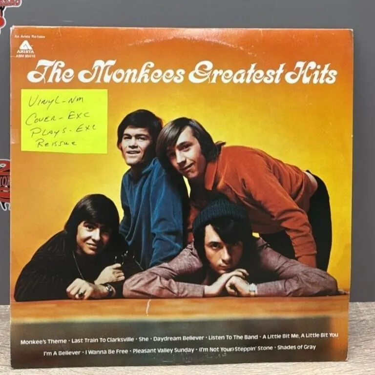 Monkees Greatest
Hits Record. Graded per