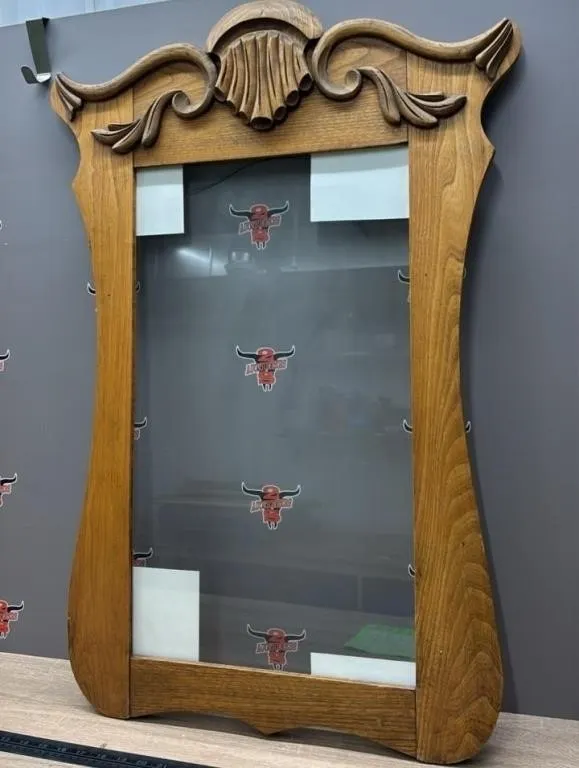 Vintage Dresser Mirror Converted Into Picture