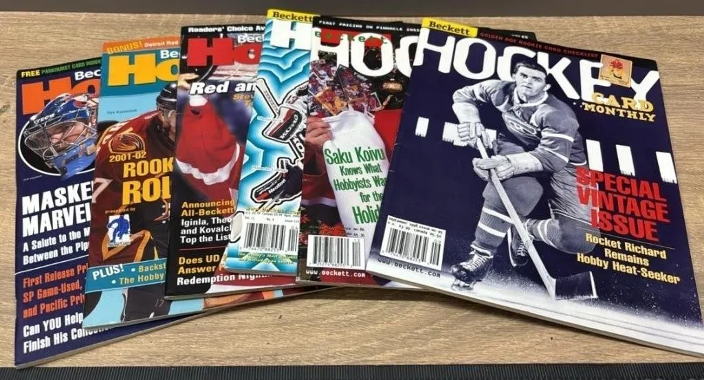 Asst. Hockey Magazines.