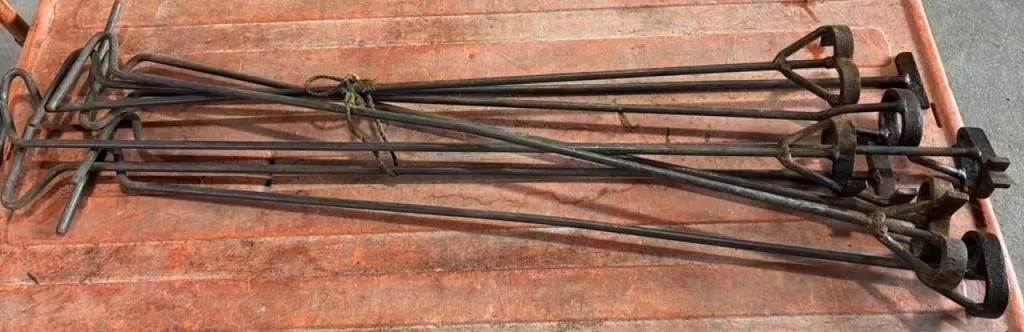 Set of Numbered Branding Irons. *NO SHIPPING
