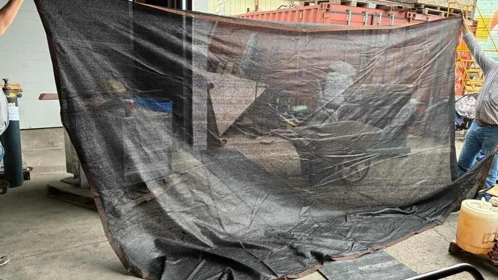 2 80% Shade Cloths. Roughly 10�x12� *LYS