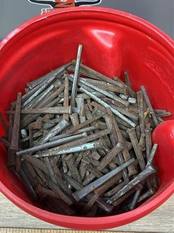 Quantity of Hand Forged Nails. *NO SHIPPING