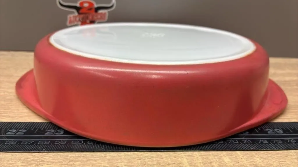 Pyrex Flamingo 221 Baking Dish.