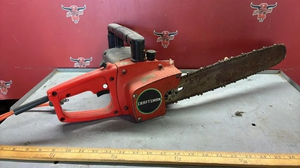 Electric Chainsaw. Unknown Working Condition.