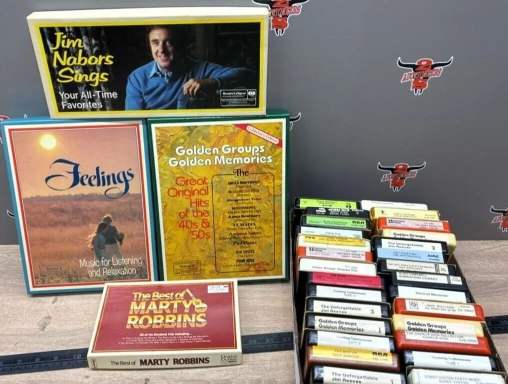 Asst. 8-Track Cassettes.