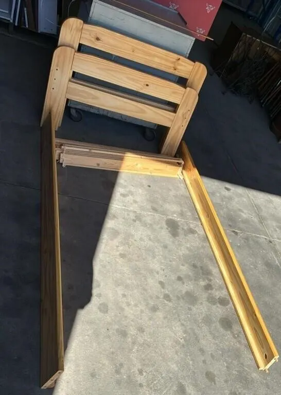 Single Pine Wood Bed Frame. *NO SHIPPING