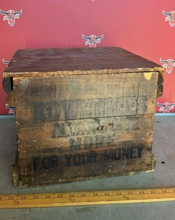 Vintage Wooden Box. 12.5�x12.5�x10.5�H