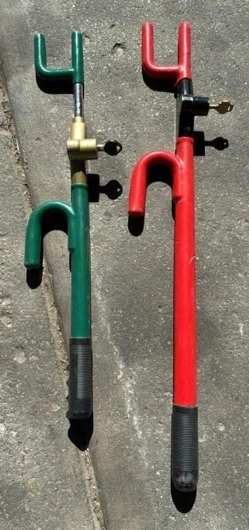 2 Automobile Security Clubs. *NO SHIPPING
