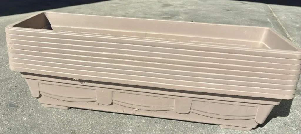 8 Deck Railing Planter Boxes. *NO SHIPPING *LYS