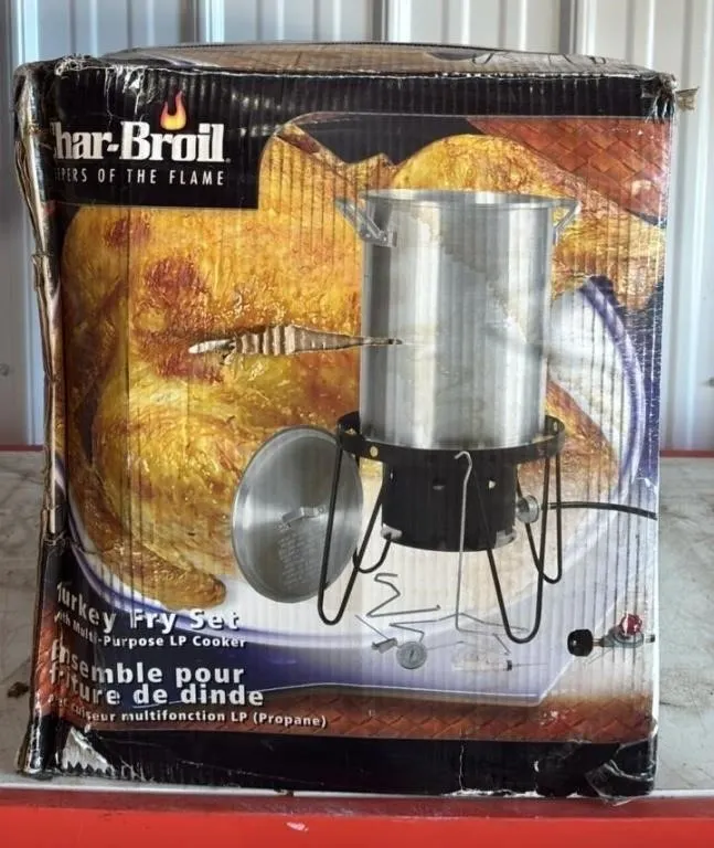 Unused Char Broil Turkey Fry Set *NO SHIPPING *LYS
