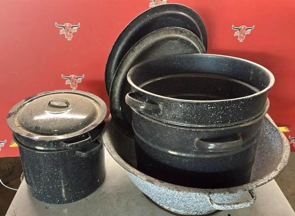 Asst. Enamelware Items. *NO SHIPPING
