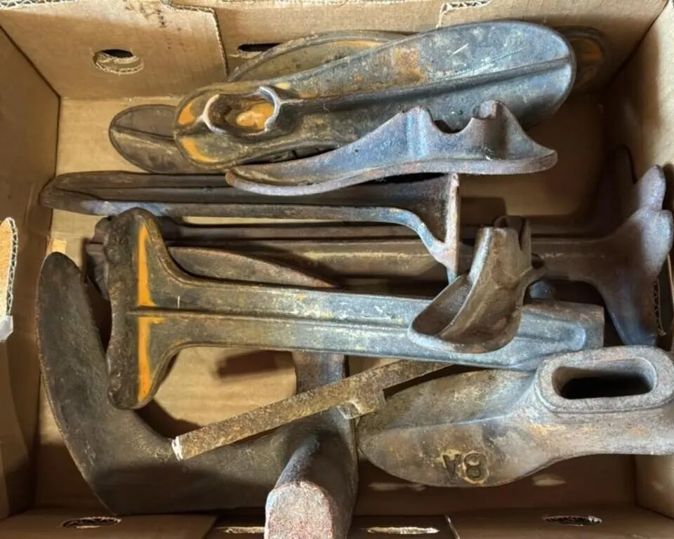 Vintage Cast Iron Shoe Lasts. *NO SHIPPING *LYS