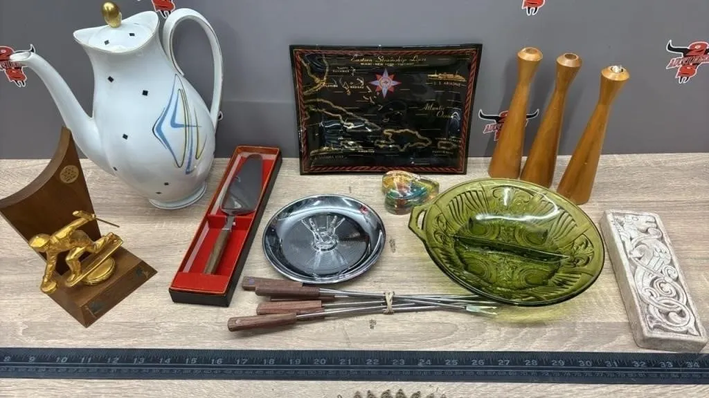 House Items-Ashtray, Candy Dish, Ceiling Light