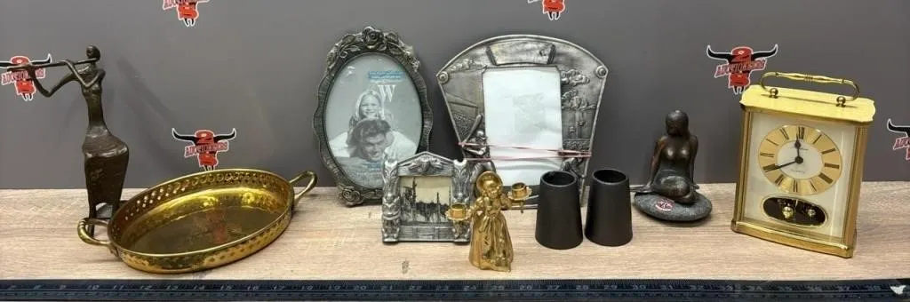 Metal Asst. House Decor Items- Picture Frames,