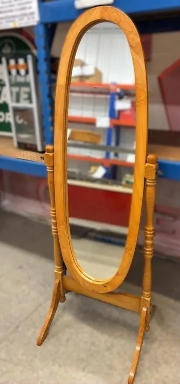 Floor Stand Full Length Mirror. 20�Wx59�H.