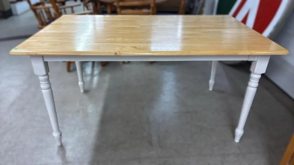 Wooden Kitchen Table. Some Damage.