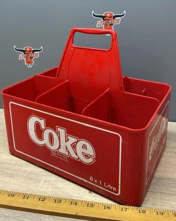 Plastic Coca-Cola 1L Bottle Caddy. *NO SHIPPING