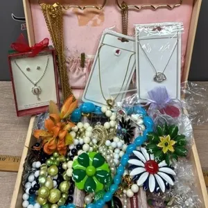 Jewellery Box of Costume Jewelry.