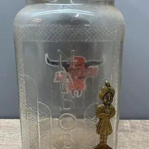 Vintage Nabob Coffee Jar & Promotional Spoon.