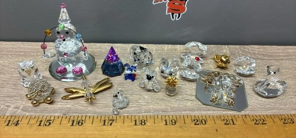 Asst. Little Crystal & Glass Guys. *SC