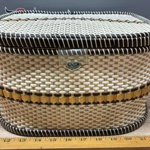 Vintage Sewing Basket & Contents.