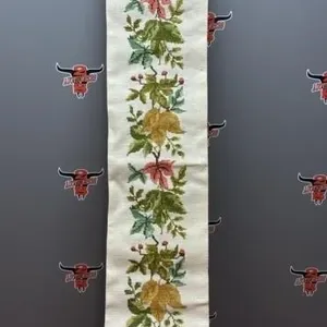 Decorative Needlepoint Wall Hanging. 36�.
