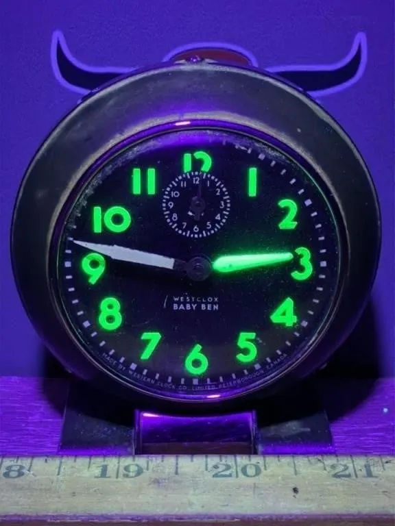Westclox Baby Ben Clock Radium. *SC