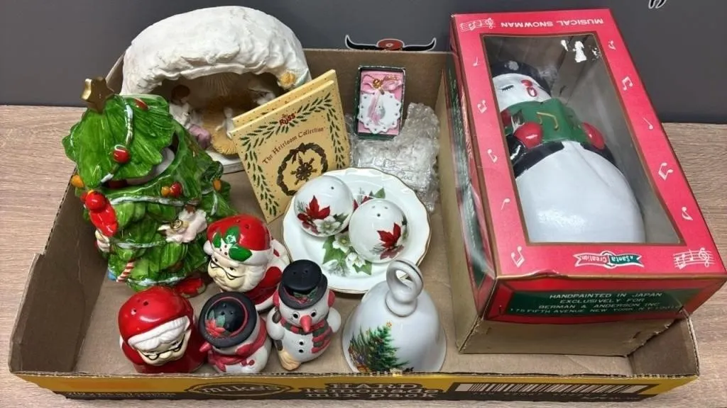 Asst. Christmas Collectibles. *NO SHIPPING